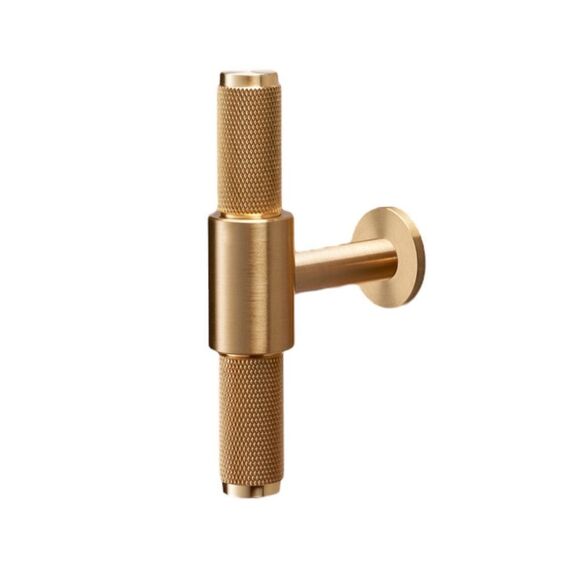 NWOT - BUSTER & PUNCH T-Bar in Brass Cross Knurl Pattern - Picture 10 of 10